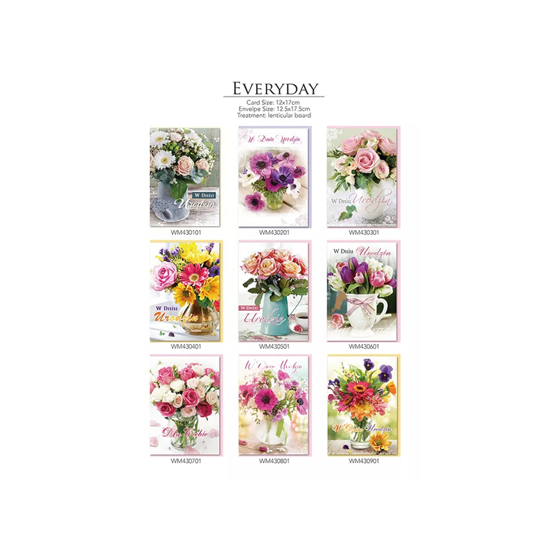 Vase & Flowers' Elegant Paper Greeting Card