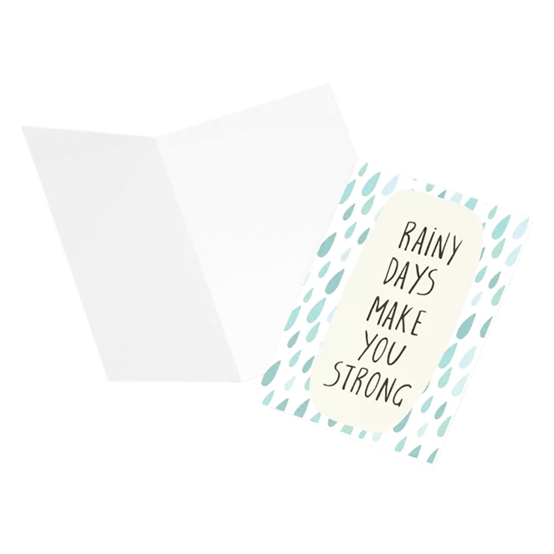 Custom Rainy Day Series Greeting Card
