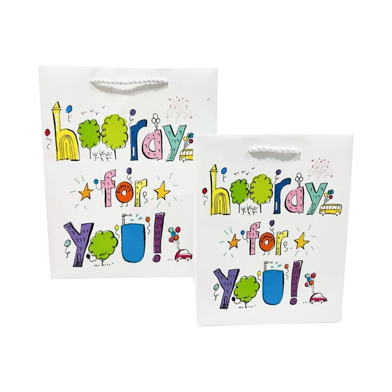 Customizable Shopping Bags and Kraft Paper Gift Bags (Fonts and Prints)