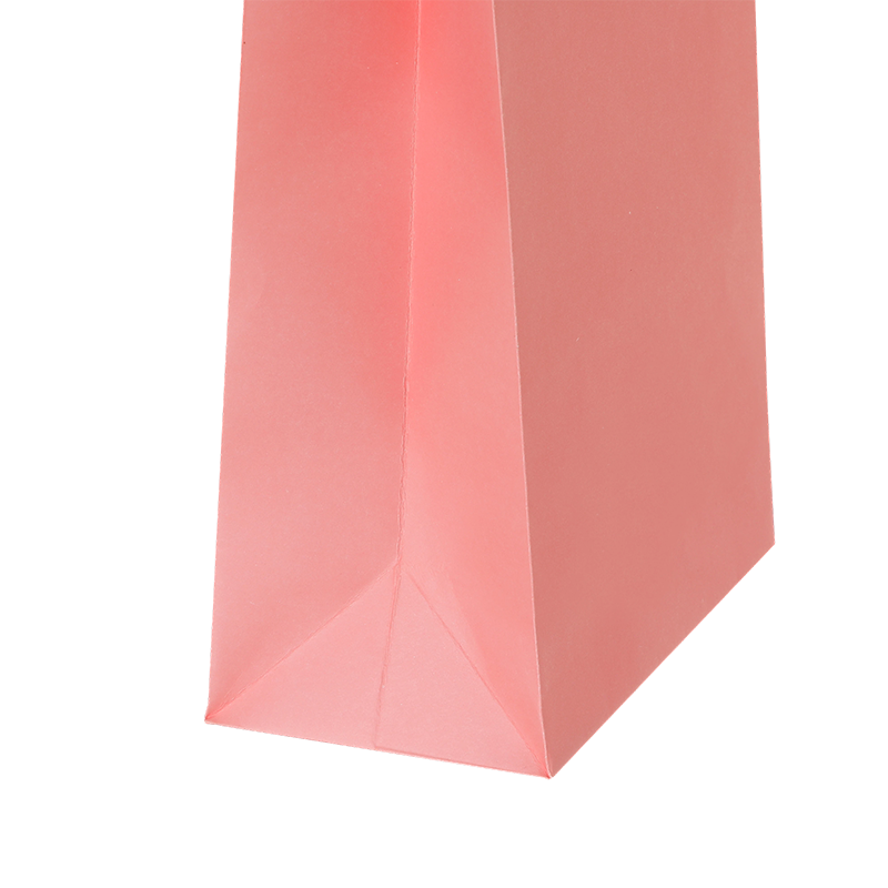 Candy Color Kraft Paper Shopping Bags with Twisted Paper Handles