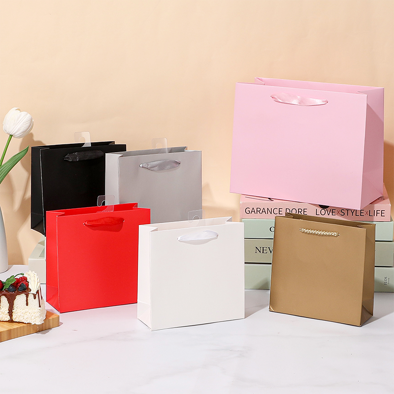 Premium Gift Paper Bags for Retail Shopping and Gift Packaging
