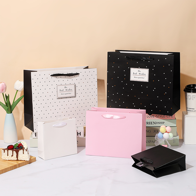 Premium Gift Paper Bags for Retail Shopping and Gift Packaging