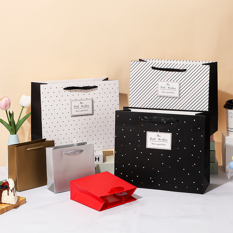 Premium Gift Paper Bags for Retail Shopping and Gift Packaging
