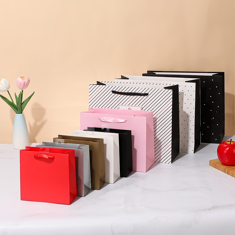 Premium Gift Paper Bags for Retail Shopping and Gift Packaging