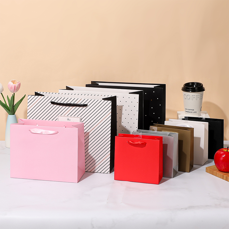 Premium Gift Paper Bags for Retail Shopping and Gift Packaging