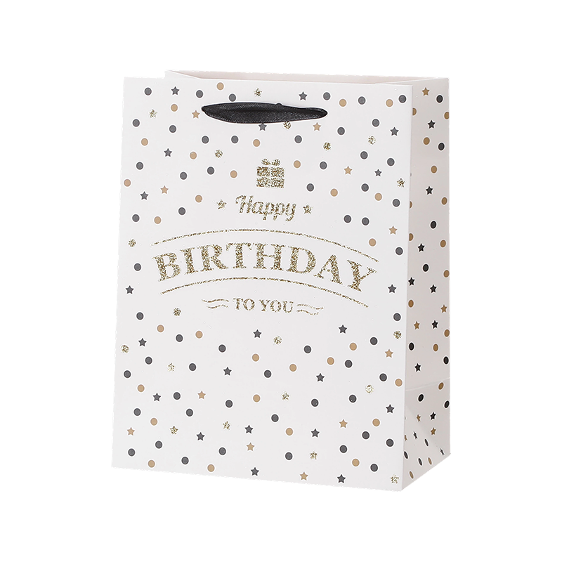 Kraft Birthday Gift Bags with Handles Party Favors