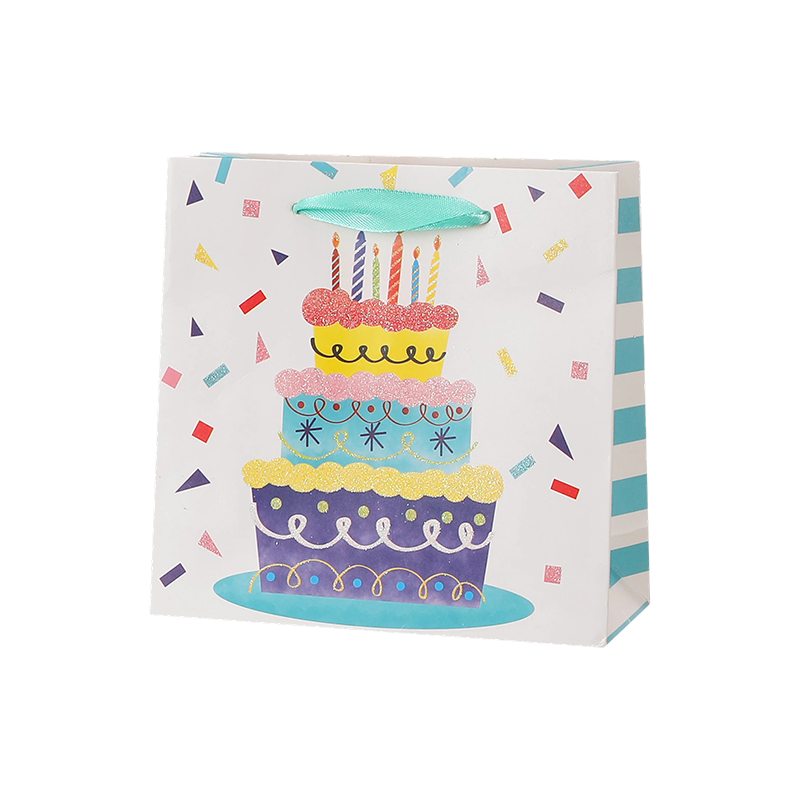 Kraft Birthday Gift Bags with Handles Party Favors